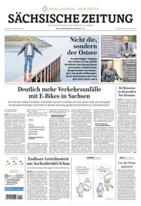Cover of Sachsische Zeitung (Gorlitz & Niesky)