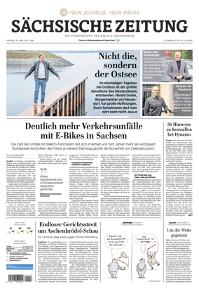 Cover of Sachsische Zeitung (Riesa & Grossenhain)