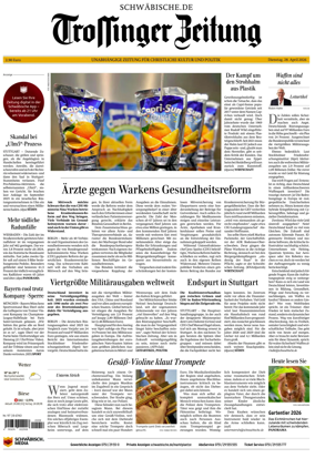 Cover of Trossinger Zeitung