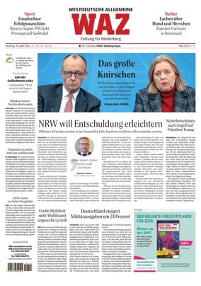Cover of Westdeutsche Allgemeine Zeitung (Velbert)