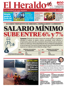 Cover of Diario El Heraldo
