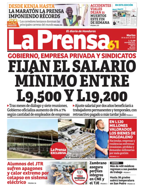 Cover of Diario La Prensa