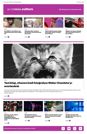 Cover of Euronews Culture and Sport (Turkish) Compiled Edition