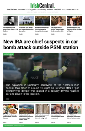 Cover of Irish Central