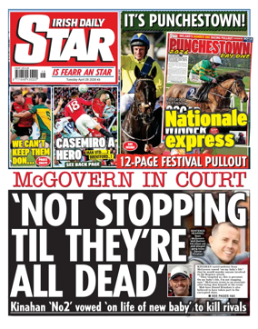 Cover of Irish Daily Star
