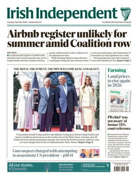 Cover of Irish Independent