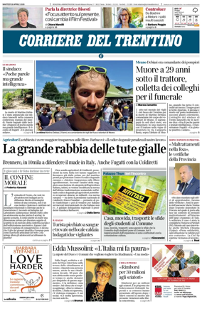 Cover of Corriere del Trentino