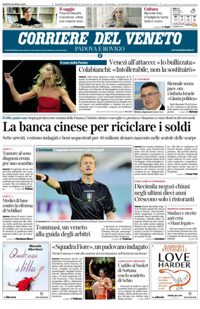 Cover of Corriere del Veneto (Padova e Rovigo)
