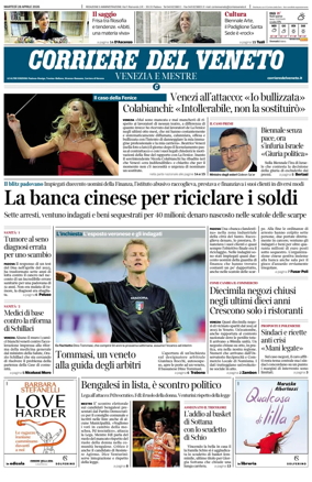 Cover of Corriere del Veneto (Venezia e Mestre)