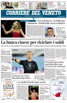 Cover of Corriere del Veneto (Vicenza e Bassano)