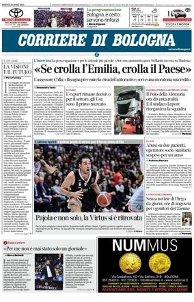 Cover of Corriere di Bologna