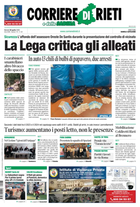 Cover of Corriere di Rieti