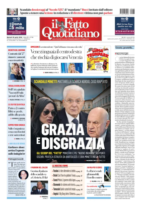 Cover of Il Fatto Quotidiano