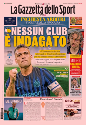 Cover of La Gazzetta dello Sport - Napoli