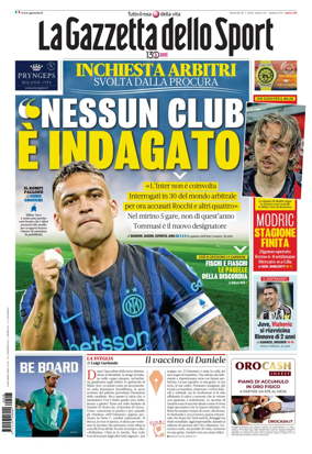 Cover of La Gazzetta dello Sport - Roma
