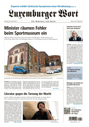 Cover of Luxemburger Wort