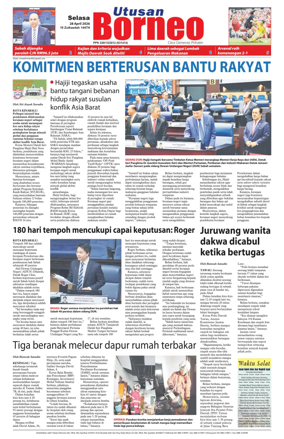 Cover of Utusan Borneo (Sabah)