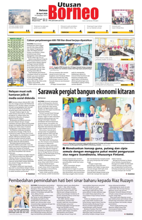 Cover of Utusan Borneo (Sarawak)