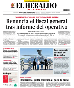 Cover of El Heraldo de Chihuahua