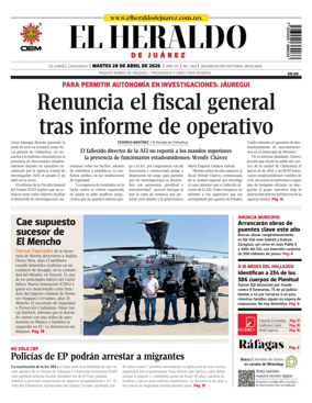 Cover of El Heraldo de Juarez