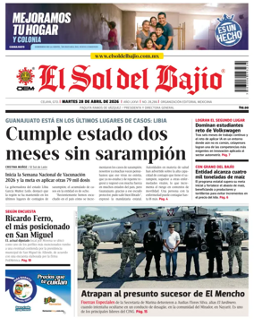 Cover of El Sol de Bajio