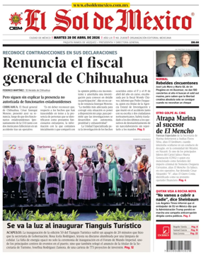 Cover of El Sol de Mexico
