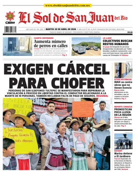 Cover of El Sol de San Juan del Rio