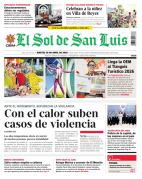 Cover of El Sol de San Luis Potosi