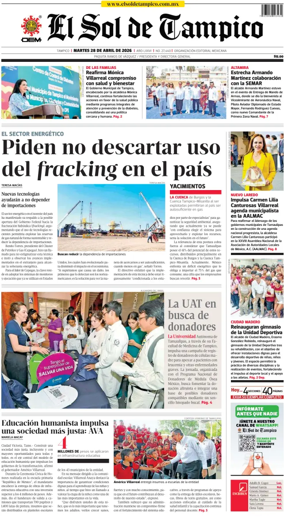 Cover of El Sol de Tampico