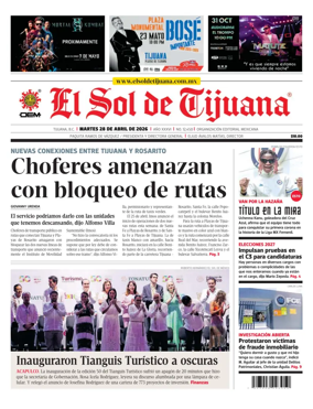 Cover of El Sol de Tijuana
