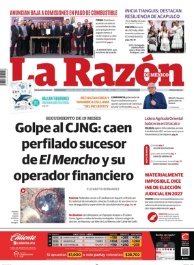 Cover of La Razon de Mexico