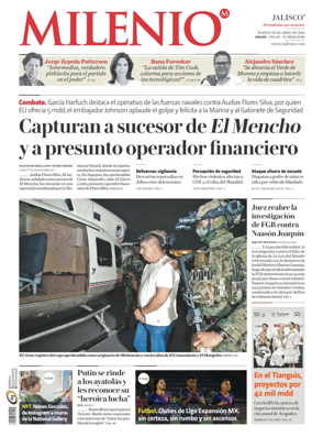 Cover of Milenio Jalisco
