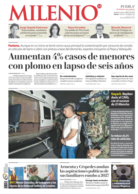 Cover of Milenio Puebla