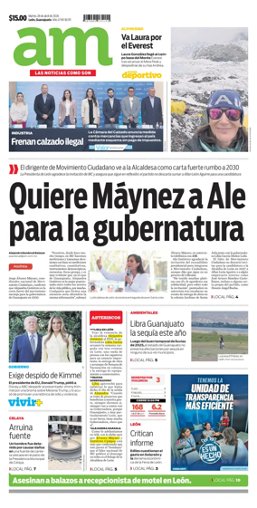 Cover of Periodico AM (Leon)