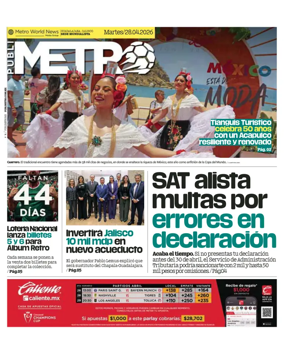 Cover of Publimetro Guadalajara