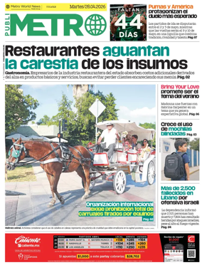 Cover of Publimetro Merida