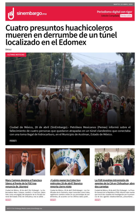 Cover of Sin Embargo destacadas