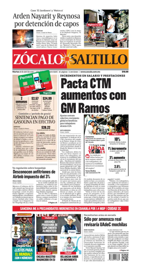 Cover of Zocalo Saltillo