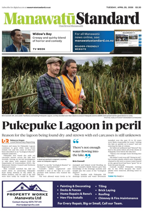 Cover of Manawatu Standard