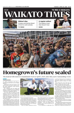 Cover of Waikato Times