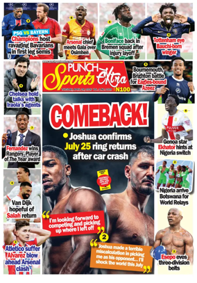 Cover of Punch Sports Extra