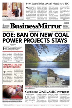 Cover of BusinessMirror