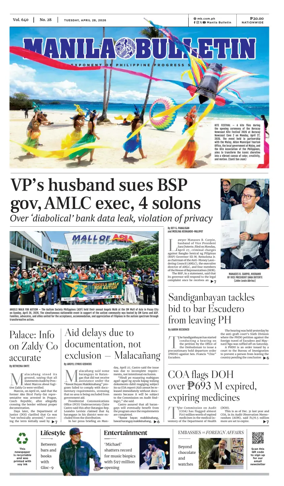 Cover of Manila Bulletin