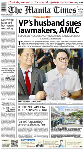 Cover of The Manila Times