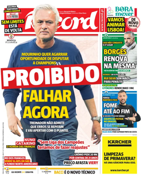 Cover of Record (Portugal)