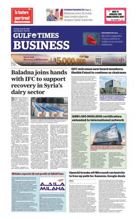 Cover of Gulf Times Business