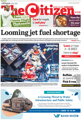 Cover of The Citizen (Gauteng)