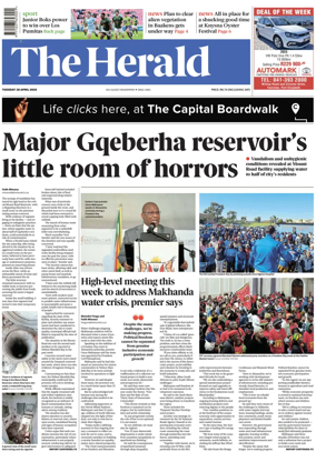Cover of The Herald (South Africa)