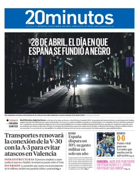 Cover of 20 Minutos Valencia