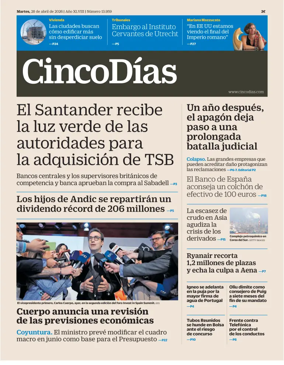 Cover of Cinco Dias